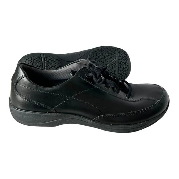 Dansko Emma Black Leather Walking Work Shoe Womens Size 39 Slip Resistant - Picture 4 of 8
